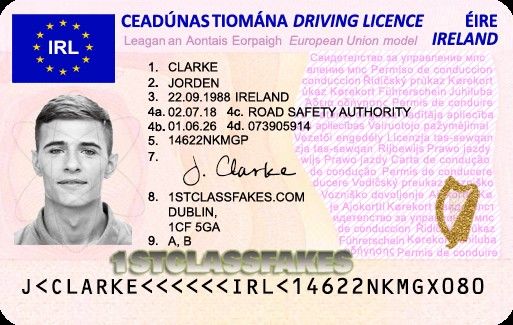 irish license